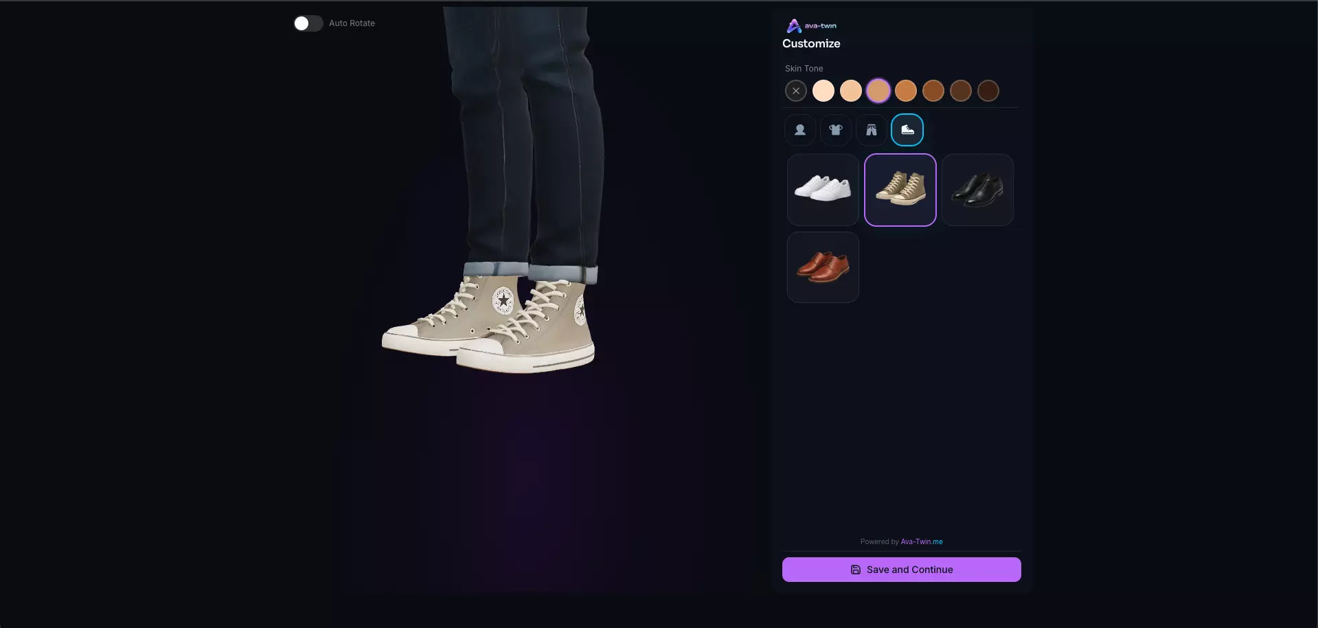 Ava-Twin customizer preview 5